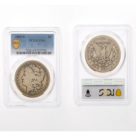 United States 1893-S Morgan Dollar - PCGS G-04