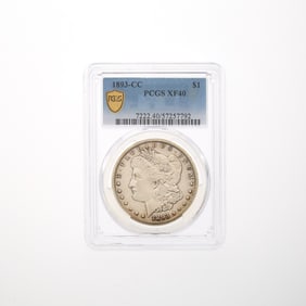 United States 1893-CC Morgan Dollar - PCGS XF-40