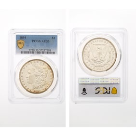 United States 1894 Morgan Dollar - PCGS AU-53