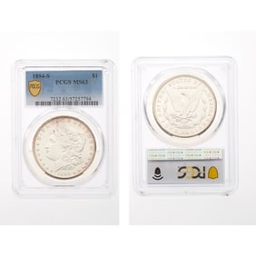 United States 1894-S Morgan Dollar - PCGS MS-63