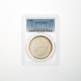 United States 1899 Morgan Dollar - PCGS MS-64