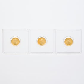United States - Group of 1/10-oz. American Gold Eagles