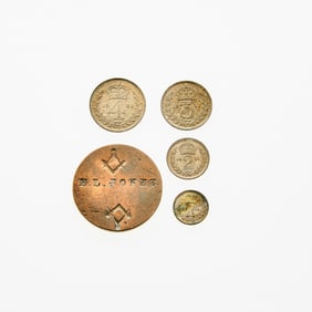 Group of British, U.S. Coins