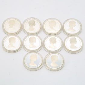 Cayman Islands - Group of 1980 Commemorative Proof Coin Sets