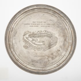 Old Timers' Day: Silver Presentation Platter
