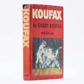 Koufax Book Signed by Baseball Legend Sandy Koufax