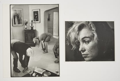 Two photographs of Marilyn Monroe by Arnold Newman