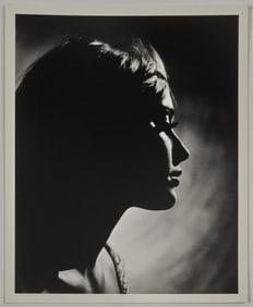 A fine, dark portrait of Sharon Tate by Philippe Halsman