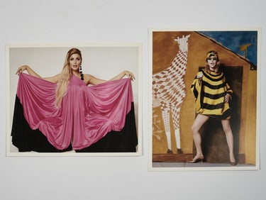 Two photographs of Sharon Tate by Milton Greene