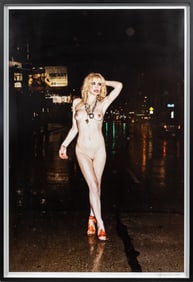 Courtney Love on Sunset Boulevard for Vogue Italia, 2012