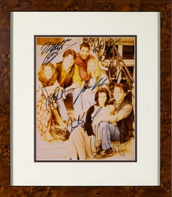 A charming Friends cast photo, signed