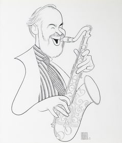 An original Al Hirschfeld