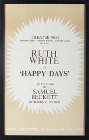 An original poster for Happy Days, directed by Alan Schneider