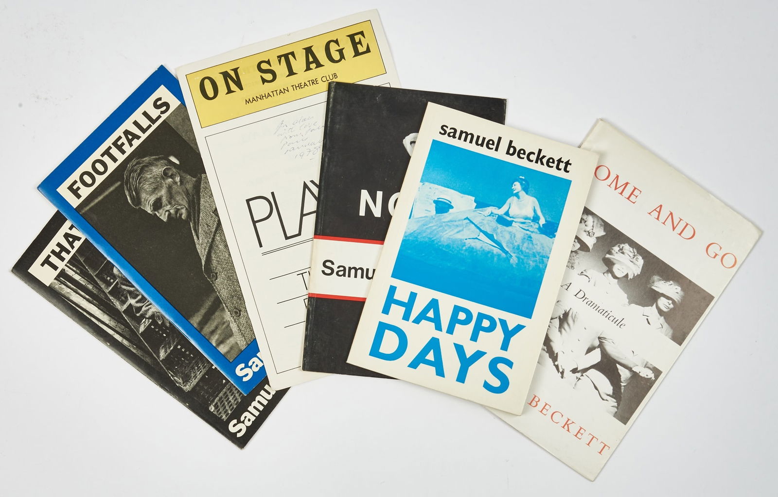 Eight works inscribed to Alan Schneider by Samuel Beckett (1 of 8)