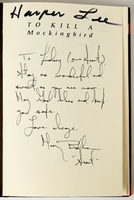 To Kill a Mockingbird signed by Harper Lee, Gregory Peck, Mary Badham, and Phillip Alford