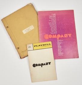 An early script for what became Stephen Sondheim's Company