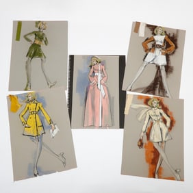 Five stylish 1970 Edith Head costume designs