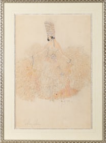 Costume design for the Dolly Sisters in the Ziegfeld Follies of 1922.