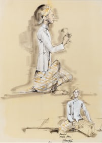 Irene Sharaff designs Mata Hari