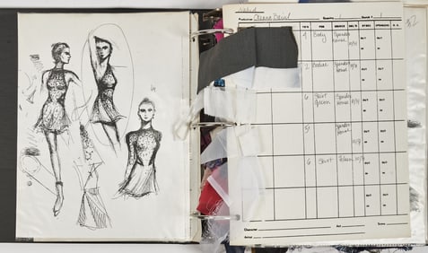 1996 Barbara Matera Costume Bible for Patti LuPone, Oksana Baiul and others