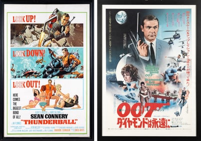 Two James Bond posters