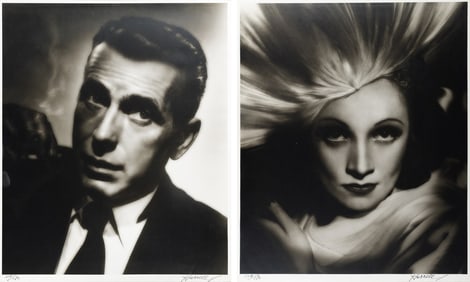 Classic photographs of Humphrey Bogart and Marlene Dietrich by George Hurrell