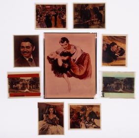 Nine Photonegative Transparencies from Gone with the Wind