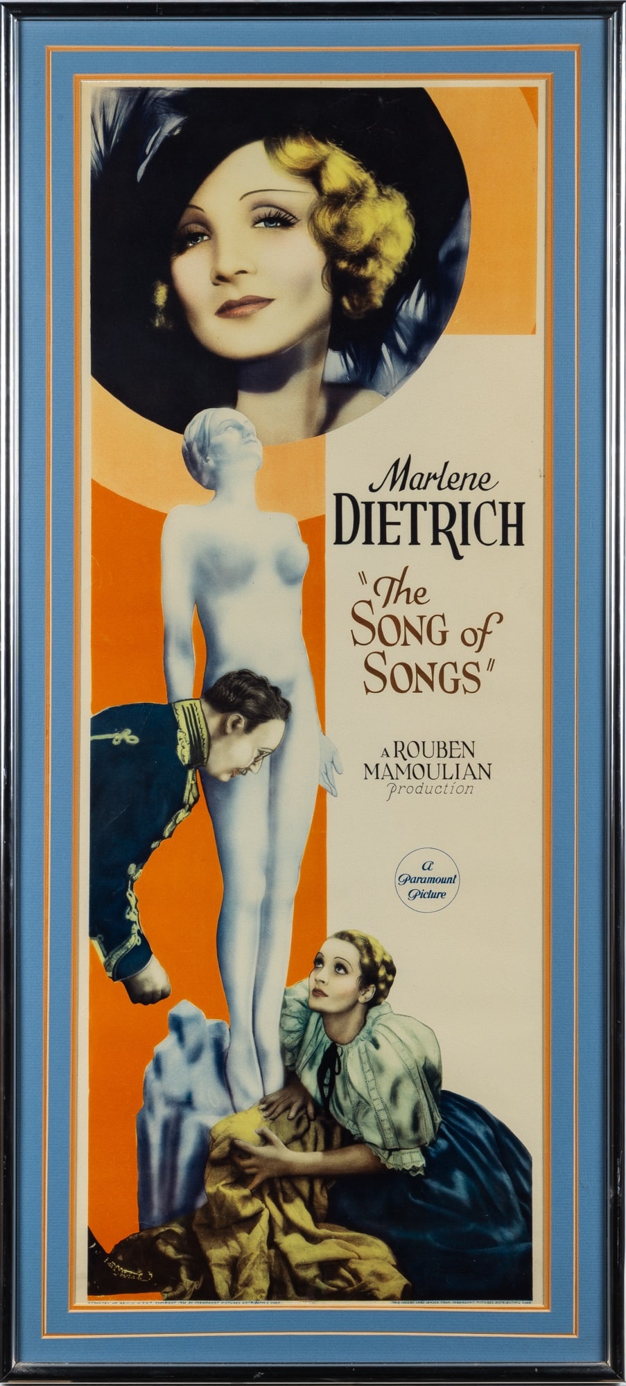 Rare insert depicting Marlene Dietrich in The Song of Songs (1 of 1)