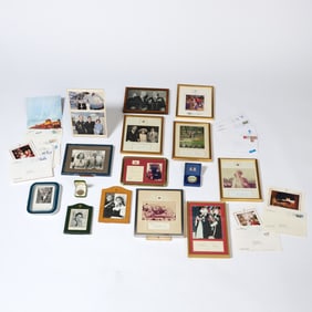 Collection of framed photographs of the Royal Family
