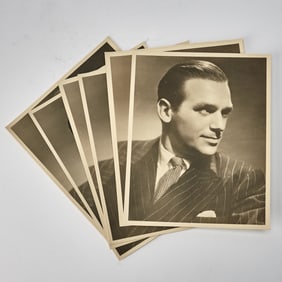 Group of signed vintage photographs of Douglas Fairbanks, Jr. by George Hurrell