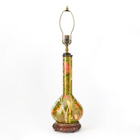 Pâpier Maché Table Lamp