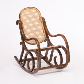 Child's Caned Seat Bentwood Rocking Chair