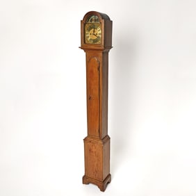 George III Style Small Automaton Longcase Clock