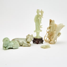 A Group of Chinese Jade Carvings