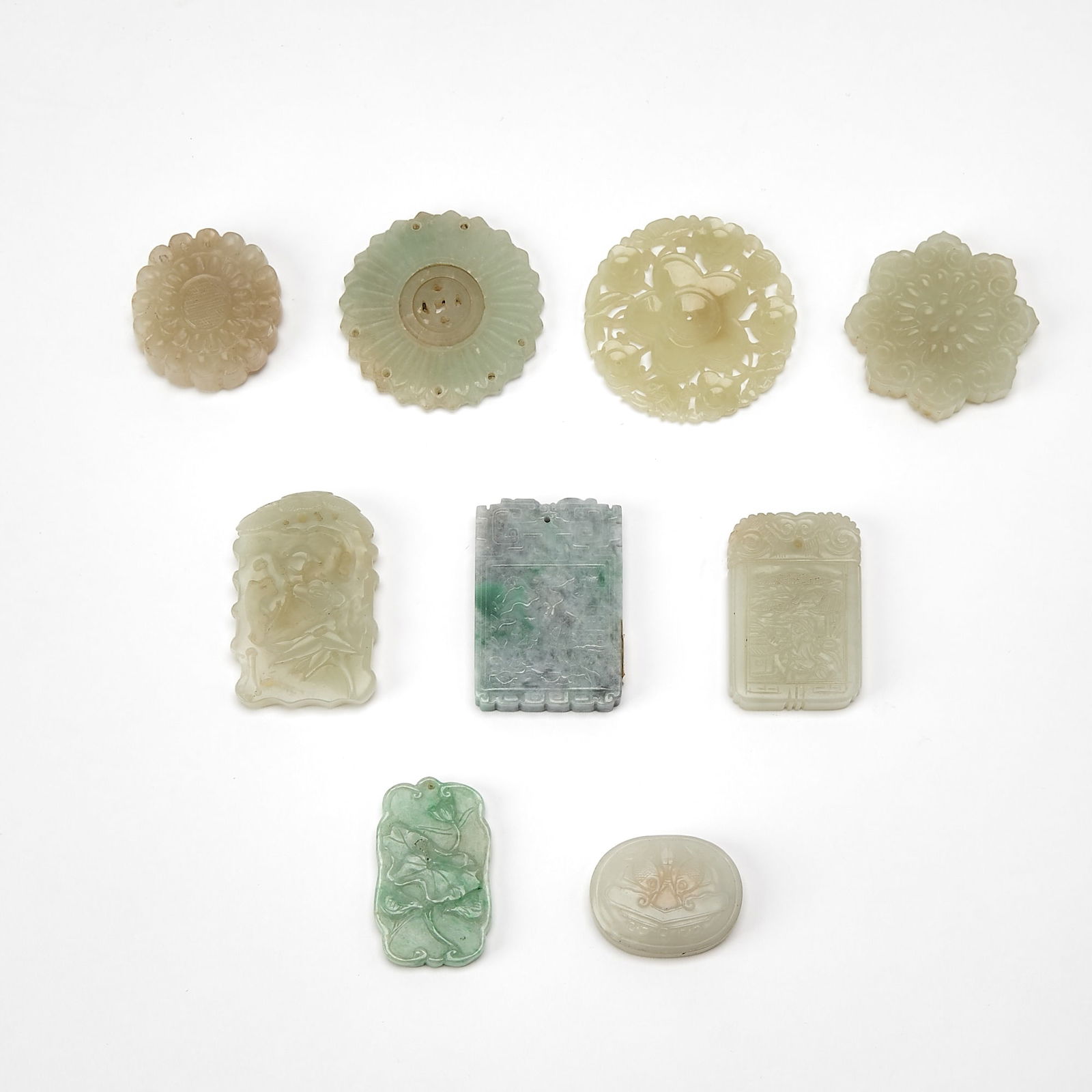 A Group of Chinese Jade and Jadeite Articles (1 of 6)