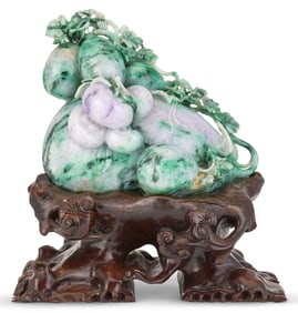 A Chinese Jadeite Carving 20th Century