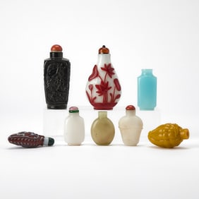 A Group of Chinese Snuff Bottles