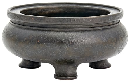 A Chinese Bronze Tripod Censer