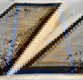 Two Chinese Peking Rugs Circa 1910