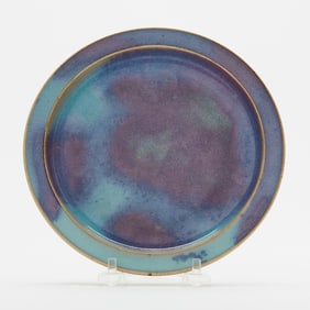 A Chinese Jun Type Glazed Dish