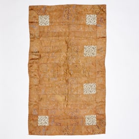 A Japanese Silk Brocade 'Dragon' Textile Late 19th century