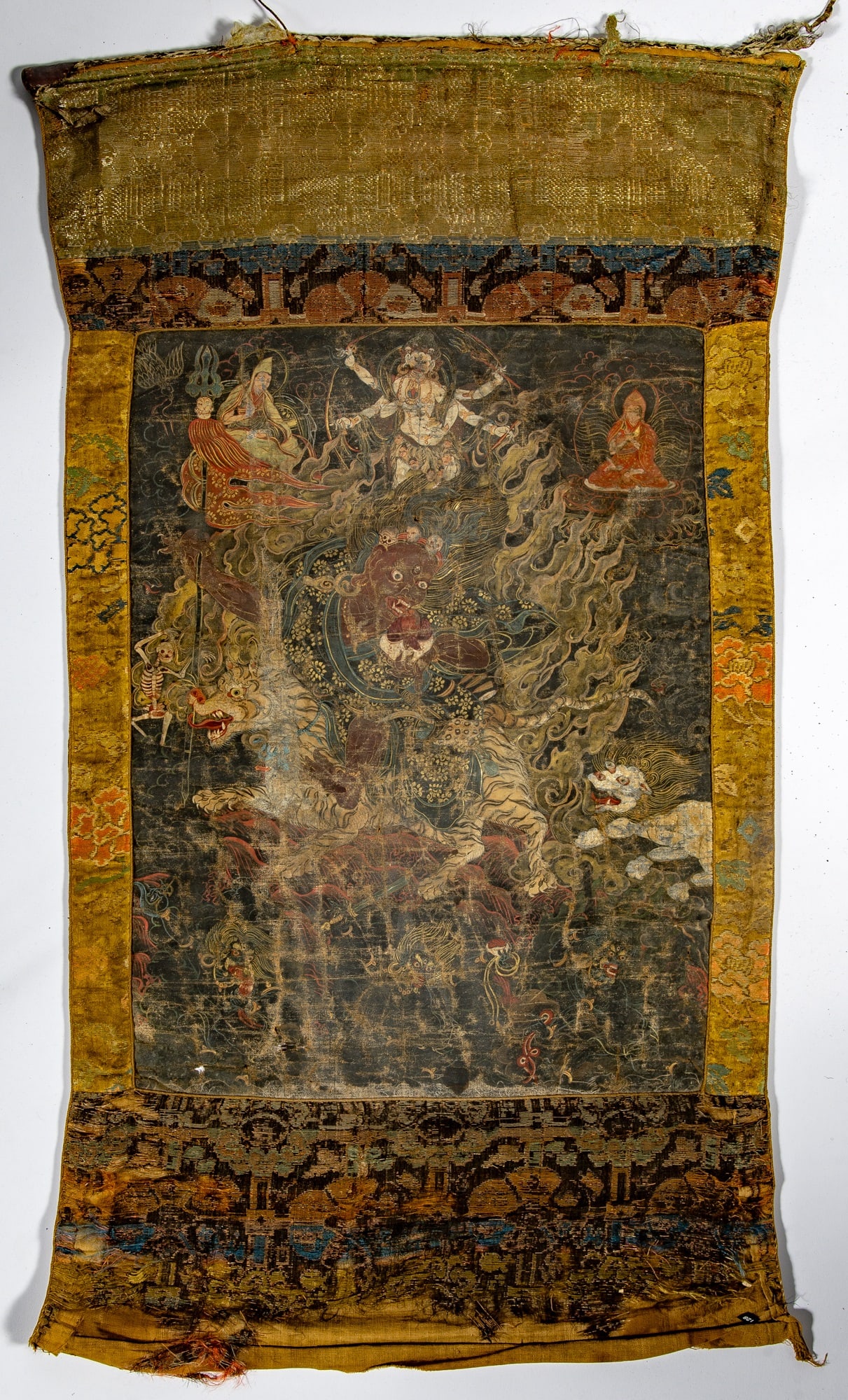 A Tibetan Thangka of Palden Lhamo 19th century (1 of 1)