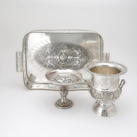 Group of Silver Plated Table Articles