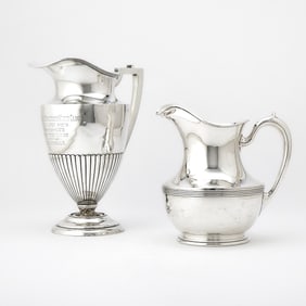 Two American Sterling Silver Yachting Trophies