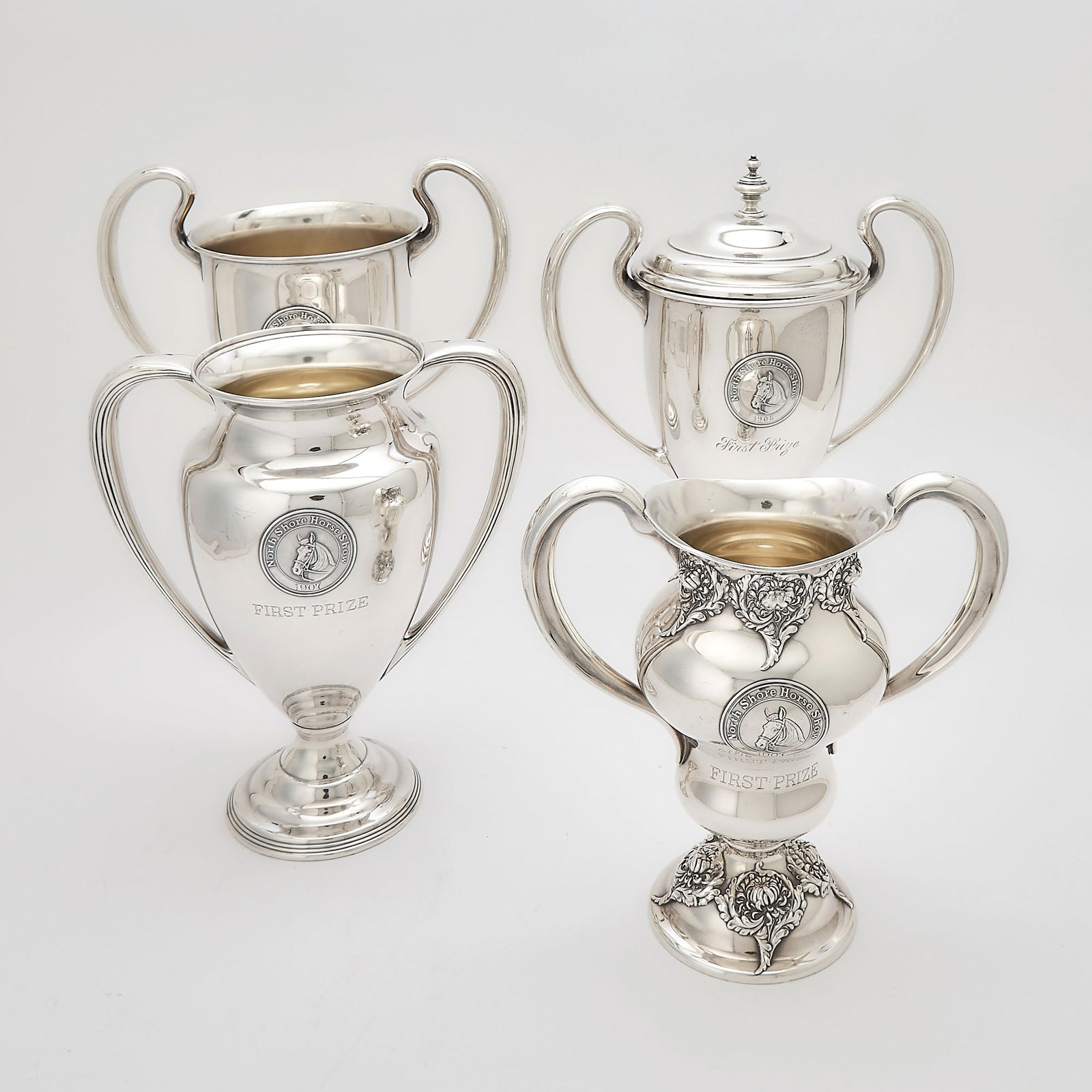Group of American Sterling Silver Trophies (1 of 7)