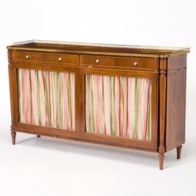 Regency Rosewood Inlaid Cabinet