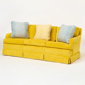Modern Upholstered Three-Seat Sofa