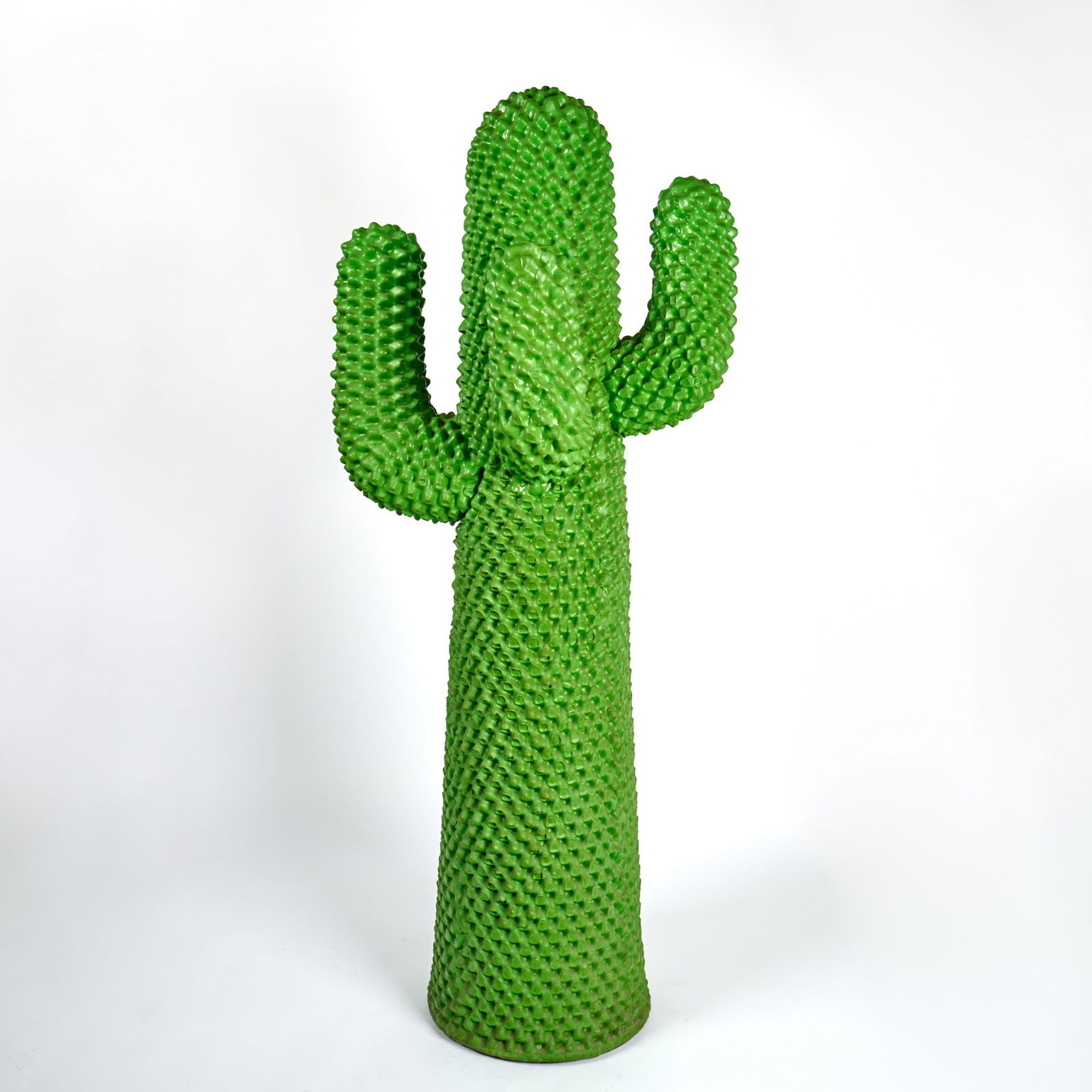 Guido Drocco and Franco Mello for GUFRAM Green Foam Cactus Hat Stand: Designed 1972 Height 66 inches.Provenance:Mr. and Mrs. Leo and Evelyn D. Farland, New YorkThence by descent to the estate