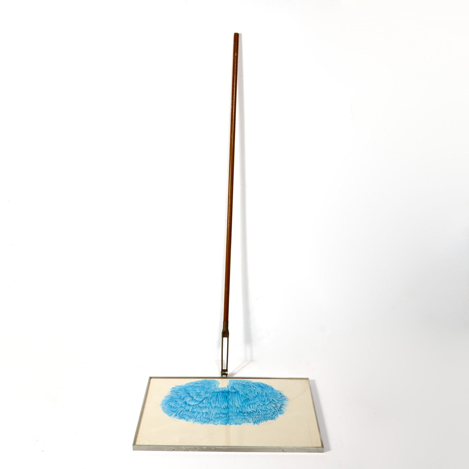 Alfred Hofkunst (1942-2004): BESSEN (MOP)Color offset print and broom, 1992, signed and numbered 2/99 in pencil.Overall 60 1/4 x 27 7/8 x 1 inches (153.0 x 70.8 x 2.5 cm)Provenance:Mr. and Mrs. Leo and Evelyn D. Farland, New York
