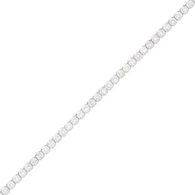 White Gold and Diamond Bracelet